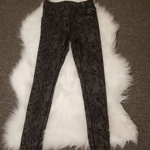 Snake skin leggings